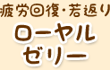 疲労回復・若返りローヤルゼリー